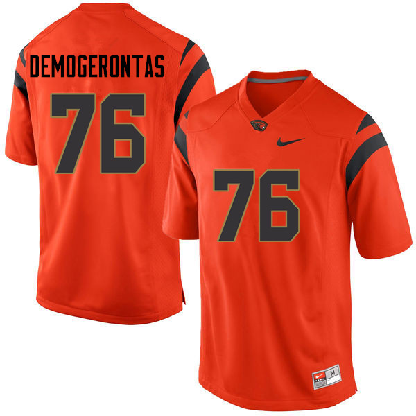 Youth Oregon State Beavers #76 Yanni Demogerontas College Football Jerseys Sale-Orange